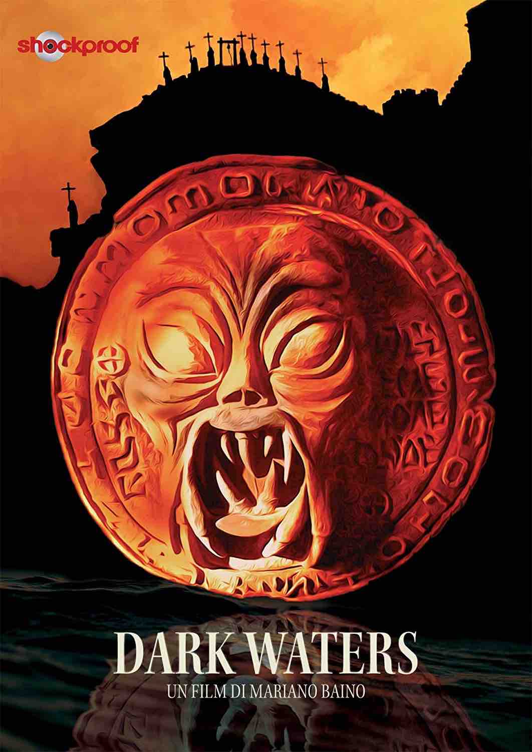 "Dark Waters" (G.B./Russia 1993), Mariano Baino. Copertina dvd Shockproof "Dark Waters" (G.B./Russia 1993), Mariano Baino. Copertina dvd Shockproof