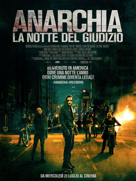 Locandina di Anarchia La notte del giudizio Locandina di Anarchia La notte del giudizio