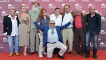 Gianfranco Rosi con il cast di Sacro Gra, tra i titoli selezionati a New York