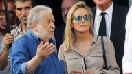 Pupi Avati con la star Sharon Stone