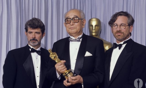 Akira Kurosawa premiato agli Oscar da George Lucas e Steven Spielberg