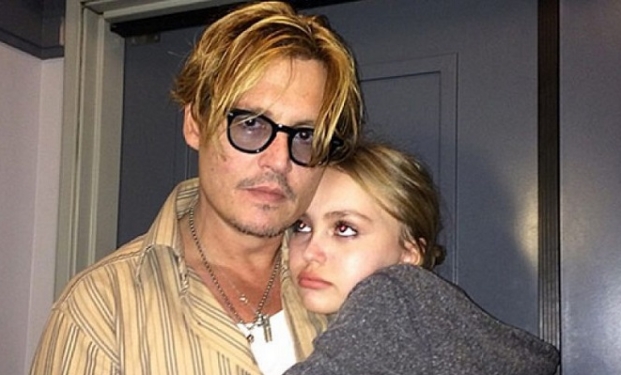 Johnny Depp e Lily-Rose Johnny Depp e Lily-Rose