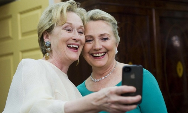 Meryl Streep e Hillary Clinton Meryl Streep e Hillary Clinton