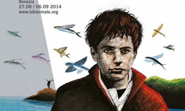 Antoine Doinel nel manifesto della 71. Mostra di Venezia Antoine Doinel nel manifesto della 71. Mostra di Venezia