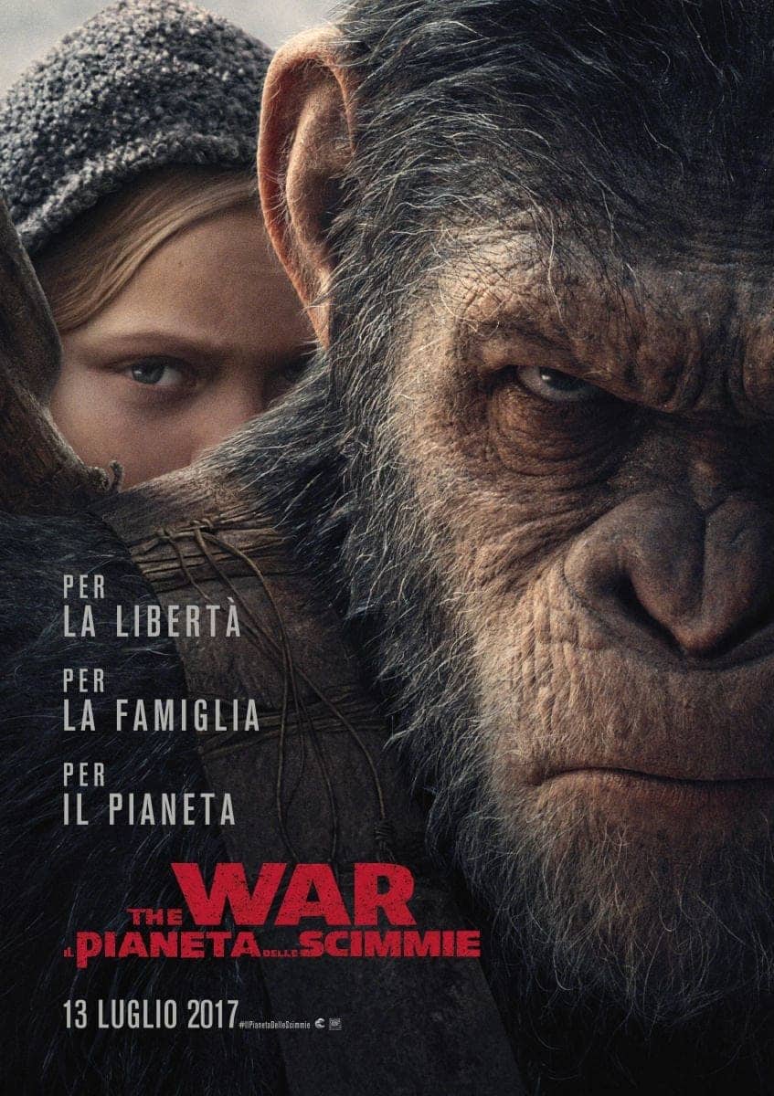 Locandina The War - Il pianeta delle scimmie Locandina The War - Il pianeta delle scimmie