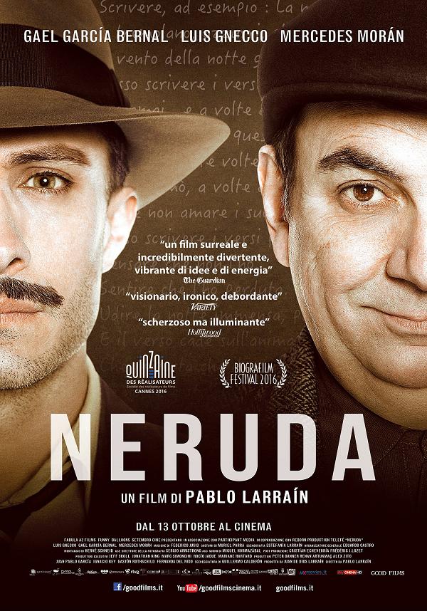 Locandina di Neruda Locandina di Neruda