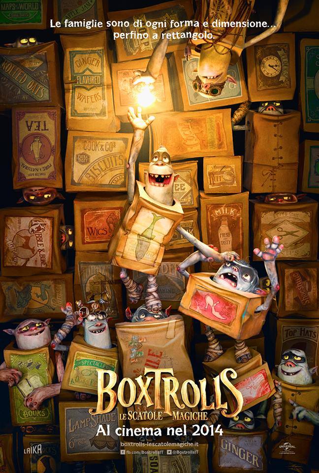 Boxtrolls - Le scatole magiche locandina Boxtrolls - Le scatole magiche locandina