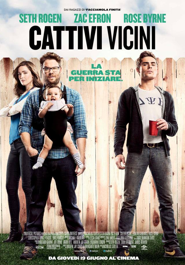 la locandina di "Cattivi vicini" la locandina di "Cattivi vicini"