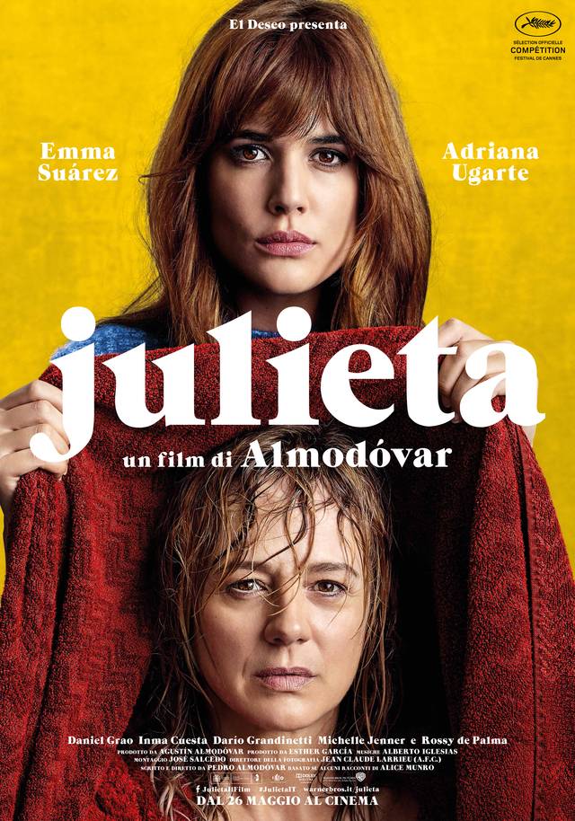 Locandina di Julieta di Pedro Almodóvar Locandina di Julieta di Pedro Almodóvar