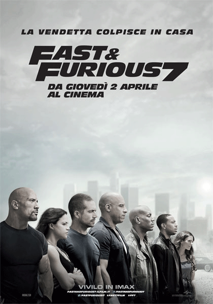Locandina di Fast & Furious 7 Locandina di Fast & Furious 7