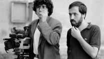 Franco Maresco e Daniele Ciprì sul set di Cinico TV Franco Maresco e Daniele Ciprì sul set di Cinico TV