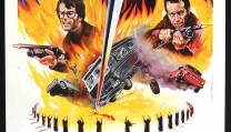 In Corsa con il diavolo" (Race with the devil), Jack Starrett. Locandina italiana cinematografica 1975 In Corsa con il diavolo" (Race with the devil), Jack Starrett. Locandina italiana cinematografica 1975
