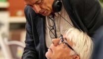 Mario Sesti con Ricky Tognazzi sul set di Altri padri Mario Sesti con Ricky Tognazzi sul set di Altri padri