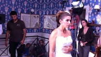 Guia Zapponi sul set Guia Zapponi sul set