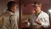 Nicolas Winding Refn con Ryan Gosling sul set di Drive Nicolas Winding Refn con Ryan Gosling sul set di Drive