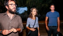 Roan Johnson con Silvia D'Amico e Alessio Vassallo Roan Johnson con Silvia D'Amico e Alessio Vassallo