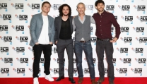 Taron Egerton, Kit Harington, James Kent e Colin Morgan Taron Egerton, Kit Harington, James Kent e Colin Morgan