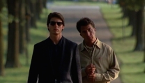 Tom Cruise e Dustin Hoffman, fratelli in "Rain Man" Tom Cruise e Dustin Hoffman, fratelli in "Rain Man"