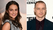 Alicia Vikander e James McAvoy Alicia Vikander e James McAvoy