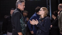 George Clooney e Jodie Foster sul set di Money Monster George Clooney e Jodie Foster sul set di Money Monster