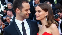 Cannes, Natalie Portman col marito Benjamin Millepied Cannes, Natalie Portman col marito Benjamin Millepied