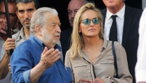 Pupi Avati con la star Sharon Stone Pupi Avati con la star Sharon Stone