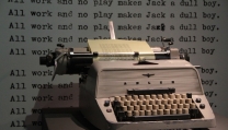 La mitica frase dattiloscritta da Jack Nicholson in "Shining" La mitica frase dattiloscritta da Jack Nicholson in "Shining"