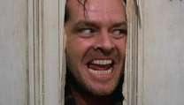 Jack Nicholson e la sua follia in "Shining" Jack Nicholson e la sua follia in "Shining"