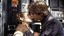 Carrie Fisher e Harrison Ford in Guerre Stellari Carrie Fisher e Harrison Ford in Guerre Stellari