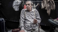 Flavio Bucci sul set di Il Vangelo secondo Mattei
