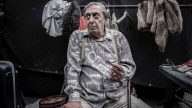 Flavio Bucci sul set di Il Vangelo secondo Mattei