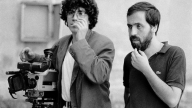 Franco Maresco e Daniele Ciprì sul set di Cinico TV