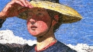 Particolare di Mezzogiorno sulle Alpi di Giovanni Segantini