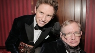 Eddie Redmayne e Stephen Hawking
