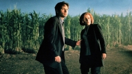 David Duchovny e Gillian Anderson in una scena di X-Files
