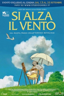 Locandina di Si alza il vento di Miyazaki