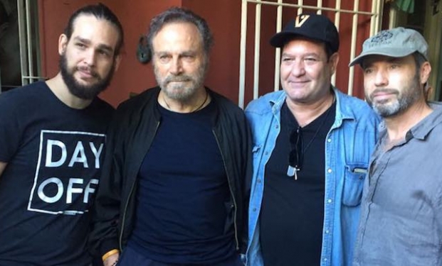 Da destra il regista Paolo Consorti e gli attori Jorge Perugorria, Franco Nero e Andros Perugorria Da destra il regista Paolo Consorti e gli attori Jorge Perugorria, Franco Nero e Andros Perugorria