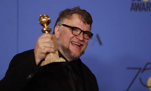 Guillermo Del Toro, vincitore ai Golden Globe 2018 come miglior regista Guillermo Del Toro, vincitore ai Golden Globe 2018 come miglior regista