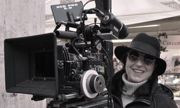 Rina La Gioia sul set di Arezzo Rina La Gioia sul set di Arezzo