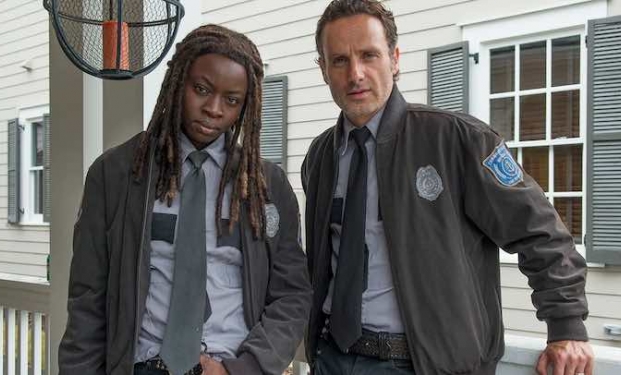 Andrew Lincoln e Danai Gurira Andrew Lincoln e Danai Gurira