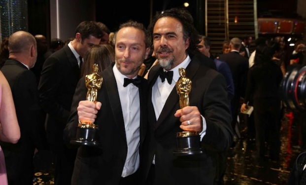 Alejandro González Iñárritu con Emmanuel Lubezki Alejandro González Iñárritu con Emmanuel Lubezki