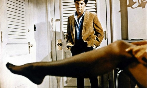 Dustin Hoffman, sedotto in "Il laureato" Dustin Hoffman, sedotto in "Il laureato"