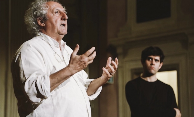 Eugenio Allegri in Mistero Buffo Eugenio Allegri in Mistero Buffo