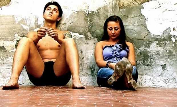 una scena di Le cose belle una scena di Le cose belle