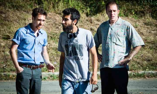 Elio Germano, Edoardo Gabbriellini e Valerio Mastandrea Elio Germano, Edoardo Gabbriellini e Valerio Mastandrea