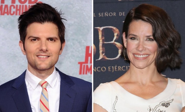 Adam Scott, Evangeline Lilly Adam Scott, Evangeline Lilly