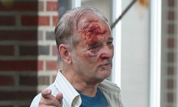 Bill Murray sul set di St. Vincent Bill Murray, Melissa McCarthy e Naomi Watts in St. Vincent di Theodore Melfi