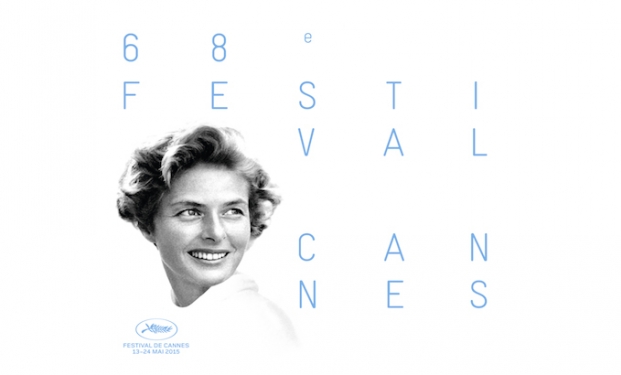 Ingrid Bergman nel poster di "Cannes 2015" Ingrid Bergman nel poster di "Cannes 2015"