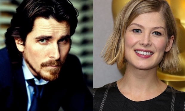 Christian Bale e Rosamund Pike Christian Bale e Rosamund Pike