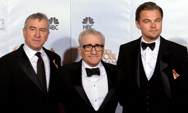 Robert De Niro, Martin Scorsese e Leonardo DiCaprio Robert De Niro, Martin Scorsese e Leonardo DiCaprio